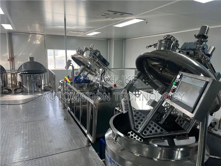 100L Vacuum Emulsifying Homogenizer